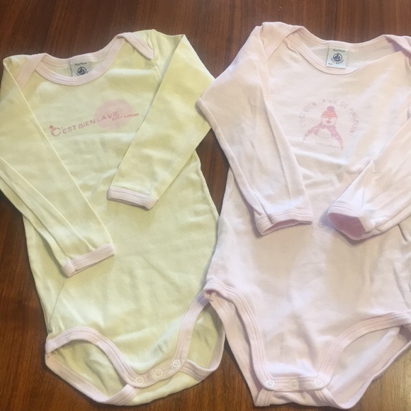 Petit Bateau Other - Petit Bateau long sleeve onesie set